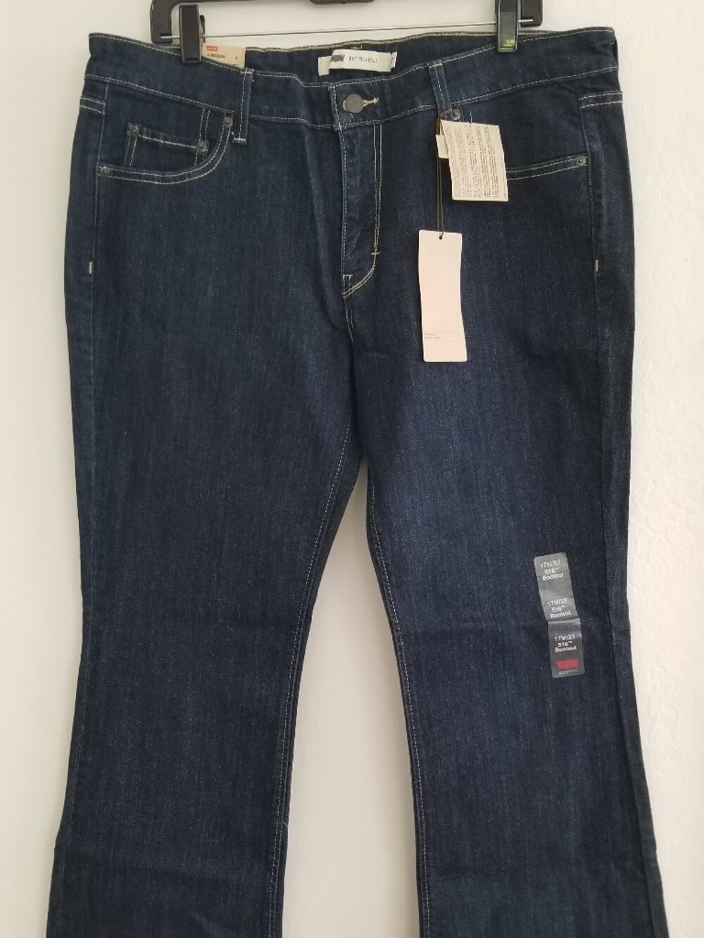 Levi’s 518 Bootcut 115180072 Dark Blue Jeans Juniors Brand New with Tags